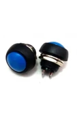 Alkatronik 12mm PBS-33B 2 Pin Push Buton Mavi ON OFF 1A 250V Mini Yuvarlak Su Geçirmez Anahtar Momentary Switc thumbnail 4