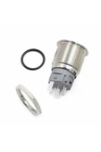Alkatronik 16mm Metal Panel Montaj Düz Kafa Latch Buton NO NC Power Sembol Led Işıkl DC 6A-12V AC 3A 250V IP67 thumbnail 6