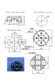 Alkatronik 4 Yön OK 12x12mm Buton 1 Set Navigasyon 5 Buton 5 Başlık 4 Yön Tamam Anahtar Tuş Takımı Kumanda - 5