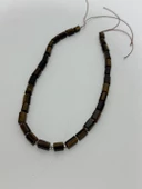 Silindir Faset Kesim Kaplangözü Taş Dizisi 7x10mm - 4