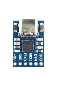 Alkatronik CP2102 USB to RS232 TTL UART Çevirici Modül Type C Usb Seri Port Haberleşme Mcu Uydu Alıcı Tel GSM thumbnail 1