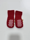 Yılbaşı Temalı Ponpon Detaylı Bebek Havlu Çorap S Beden (Model 4) - 7