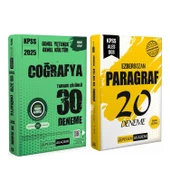 Pegem 2025 KPSS Coğrafya ve Paragraf Deneme Seti 2 Kitap - 1