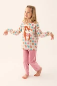 Arnetta 2651 Garson Polar Krem Kız Çocuk Uzun Kol Pijama Takım - 1