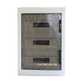 ÇETİNKAYA PANO 54'LÜ (18x3) S/Ü ŞEFFAF CAMLI SİGORTA KUTUSU (ÇP-30954) - 2