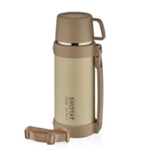 Shotay Nature Termos 1200Ml Kahverengi - 1
