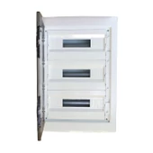 ÇETİNKAYA PANO 54'LÜ (18x3) S/Ü ŞEFFAF CAMLI SİGORTA KUTUSU (ÇP-30954) - 1