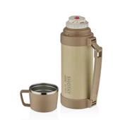 Shotay Nature Termos 1200Ml Kahverengi - 2