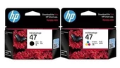 HP Hp 47 6ZD21AE 6ZD61AE Siyah ve Renkli 2 Li Paket 4800 - 1