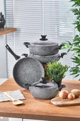 TAÇ 3820 TOMBİK 7 PARÇA SET GRİ - 2