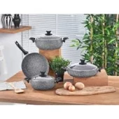 TAÇ 3820 TOMBİK 7 PARÇA SET GRİ - 1