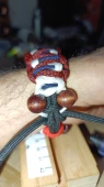 - SELANOGLUDESİGN - Boncuk eklenerek görsel olarak temalaştırılan paracord bileklik - 4