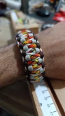 - SELANOGLUDESİGN - Mükemmel tasarımlı çift renk ile desteklenmiş paracord bileklik - 3