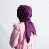 PEMİRA PAMUKLU FLAMLI MOR ŞAL - 4