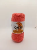 Ön-El Büklüm Taranabilir Makrome İpi - 250 GR - ( Pembe ) thumbnail 1