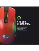 Rampage SMX-R33 Kırmızı RGB Makrolu Ergonomik Optik Kablolu Oyuncu Mouse thumbnail 9
