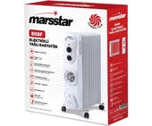 Mars Star Turbo Fanlı 11 Dilim Elektrikli Yağlı Radyatör, 2500 Watt Petek Isıtıcı - B08F - 3