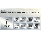 DBK MSI-700 Araç İçi İnvertör Dönüştürücü 700 Watt - 4