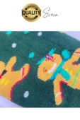 Yılbaşı Hediyesi Yeniyıl Çorap 3 Çift Kutulu Desenli Uzun Renkli Kadın Erkek Unisex Özel Konsept Kış - 3