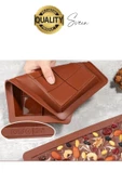 10 Bölmeli Dubai Çikolatası Kalıbı Silikon Bpa Free Kek Yapma Yıkanabilir Isıya Dayanıklı Esnek - 4