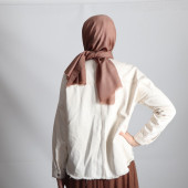 PEMİRA PAMUKLU FLAMLI AÇIK VİZON ŞAL - 2