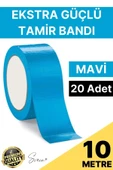 20 Adet 10 mt Mavi Tamir Takviye Kapatıcı Güçlü Onarım Bandı Su Geçirmez Sızdırmaz Dayanıklı Çatlak - 1