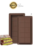 10 Bölmeli Dubai Çikolatası Kalıbı Silikon Bpa Free Kek Yapma Yıkanabilir Isıya Dayanıklı Esnek - 7