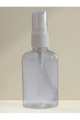 Sprey Başlıklı 50 ml Boş Pet Şişe Yassı (50 Adet) - 2