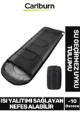 Isı Yalıtımı Sağlayan Su Geçirmez Nefes Alabilir Çift Kaplama Polar Kumaş Uyku Tulumu -10 Derece - 1