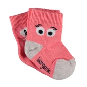 Bibaby Biorganic Hi Kız 2'Li Çorap 68403 Nar - 1