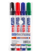 Kraf Doldurulabilir Beyaz Tahta Kalemi 4Lü 770 4 - 1