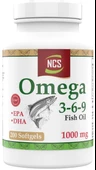 Omega 3 6 9 Balık Yağı 1000 MG 200 Yumuşak Kapsül - 1