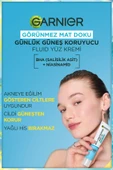 Garnier Saf ve Temiz Bha Niasinamid Günlük Güneş Koruyucu Fluid Yüz Kremi SPF50+ 40 ml - 2