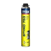 Tytan Styro 753 Tabancalı Mantolama Yapıştırıcı Şişmeyen Pu Köpük 750ml - 1