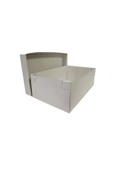 KUTU MARKET Erkek Ayakkabı Kutusu - 10 Adet Beyaz 28x17,5,x10 Cm Isimsiz Merdane - 4