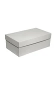 KUTU MARKET Kadın Ayakkabı Kutusu - 10 Adet Beyaz Isimsiz (28X17,5X10CM) Zenne - 3