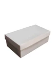 KUTU MARKET Kadın Ayakkabı Kutusu - 10 Adet Beyaz Isimsiz (28X17,5X10CM) Zenne - 1