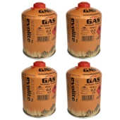 Evolite Butane Propane Vidalı 450 Gr. Ocak Kartuşu - 4 Adet - 1