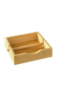 Digithome Bambu Masa Üstü Kare Yatay Peçetelik 19 Cm Kahverengi – THN76066 C1-1-18 - 3