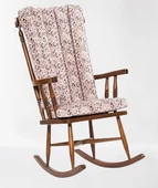 Sandalye Zus 299 Model 90475 Sallanan Ahşap Retro Ayak Kutuda Sevk El Yapım - 5