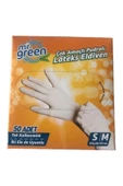 Mr Green Beyaz Çok Amaçlı Pudralı Lateks Eldiven 50 Adet - 1