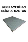 Amerikan Bristol Karton 64x90 Cm 50 Adet 250 gr - 1