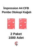 İmpression A4 Cfb Pembe Otokopi Kağıdı 2 Paket 1000 Adet thumbnail 1