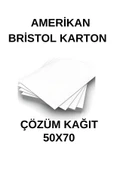 Amerikan Bristol Karton 50X70 Cm 210 gr - 150 Adet - 1