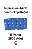 İmpression A4 Cf Sarı Otokopi Kağıdı 5 Paket 2500 Adet - 1
