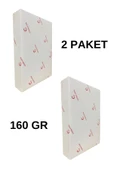 Çözüm Kağıt Gramajlı Fotokopi Kağıdı A4 160 Gr 2 Paket 500 Yaprak - 1