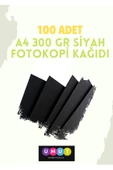 A4 Siyah Fotokopi Kağıdı 300 Gr 100 Adet - 1