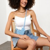 Beyaz Askılı bluz 1YXK2-44867-01 - 3