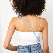 Beyaz Askılı bluz 1YXK2-44867-01 - 8