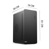 Desktop X48 İ7-12700 16GB 512GB SSD RX550 4GB Masaüstü Bilgisayar thumbnail 4